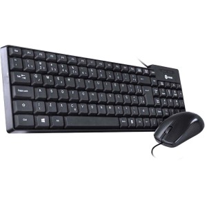 TECLADO + MOUSE DYNAMIC ABNT2 1000 DPI USB 1.8M PRETO CD100 VINIK 35555