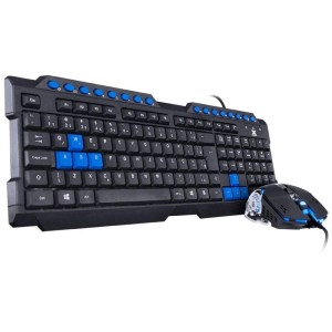 COMBO TECLADO E MOUSE VX GAMING GRIFO - VGC-01A AZUL VINIK