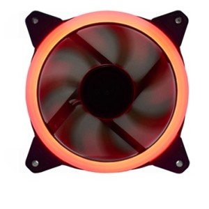 COOLER, PARA GABINETE, KMEX 120 X 120 X 25, AFQ1225, LED, VERMELHO,