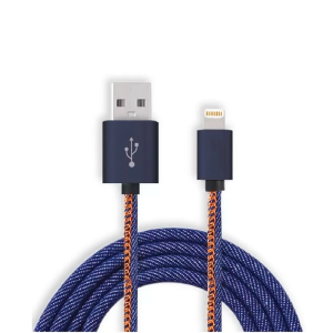 CABO DE DADOS USB LIGHT 8P 3.A 1M JEANS X-CELL XC-CD-32 - IPHONE