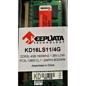 MEMORIA DDR3L 4GB 1600 NOTEBOOK KEEPDATA