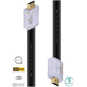 CABO HDMI 2.0 4K DESMONTAVEL 5M H20FL-5 VINIK 29246