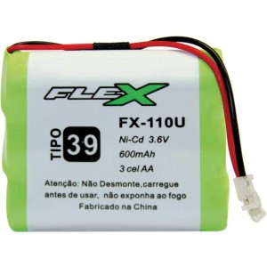 BATERIA P/ TELEFONE SEM FIO FLEX FX-110U