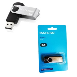 PEN DRIVE 8GB MULTILASER PD587