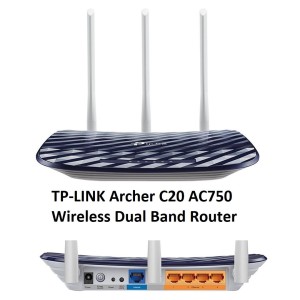 ROTEADOR TP-LINK WIRELESS AC750 DUAL BAND C20