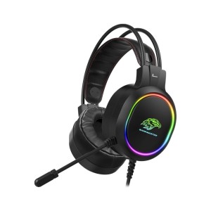HEADSET GAMER KMEX AR43 7.1 USB COM LED RGB PRETO AR43000S71PPB0X