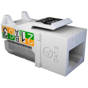 CONECTOR FEMEA KEYSTONE RJ45 FURUKAWA SOHOPLUS CAT6 T568AB ROHS BR