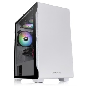 GABINETE THERMALTAKE VERSA S100 TG SNOW/SPCC/TEMP.GLASS*1 CA-1Q9-00S6WN-00
