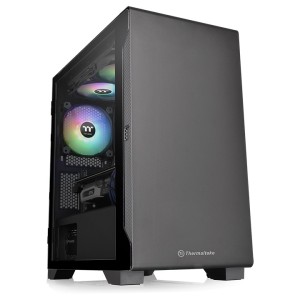 GABINETE THERMALTAKE VERSA S100 TG BLACK/SPCC/TEMP.GLASS*1 CA-1Q9-00S1WN-00