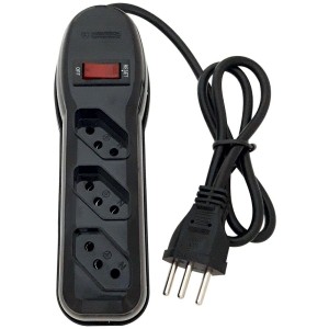 FILTRO DE LINHA 3 TOMADAS PP 0,75 1M 49 MEGATRON