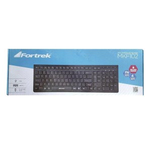 TECLADO MULTIMÍDIA USB ABNT2 MKF102 PRETO FORTREK 70575