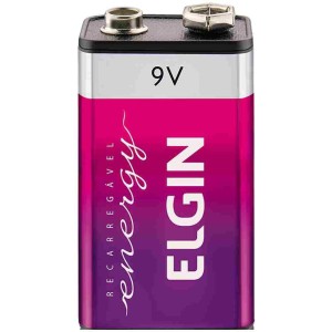 BATERIA RECARREGAVEL ELGIN 9V 250MAH 82215