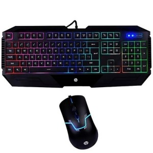 TECLADO E MOUSE USB GAMING MEMBRANA GK1100 HP