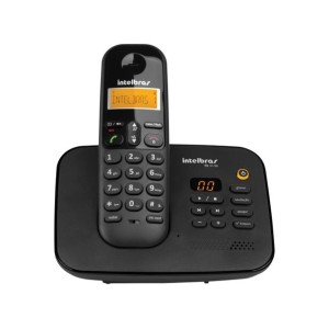 TELEFONE S/FIO SEC. ELETRO. TS 3130 PRETO INTELBRAS