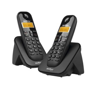 TELEFONE SEM FIO ID + RAMAL TS3112 PRETO INTELBRAS