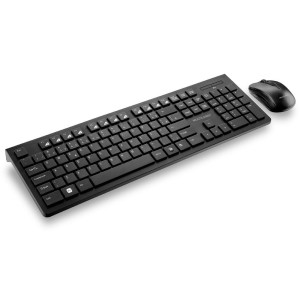 TECLADO E MOUSE SEM FIO 2.4GHZ COM TECLAS FLUTUANTES USB MULTILASER TC251