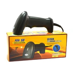 LEITOR DE CODIGO DE BARRAS USB FEASSO COD08