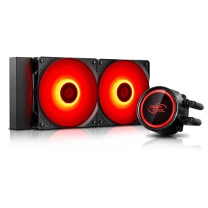 WATER COOLER DEEPCOOL GAMMAXX L240T LED VERMELHO