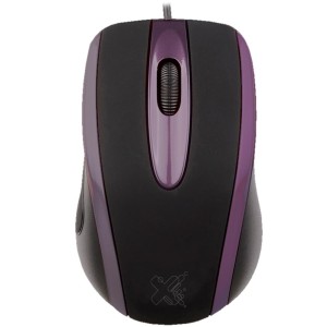 MOUSE USB TECHZONE MAXPRINT PRETO/ROXO 6013925