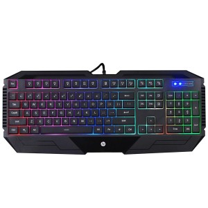 TECLADO GAMER LED USB K110 PRETO HP