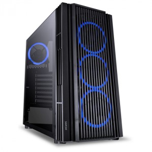 GABINETE MID-TOWER ATMOS 4 FANS 120MM AZUL ATPTAZ4FCV PCYES