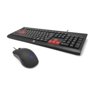 KIT GAMER HP - TECLADO, ABNT2 + MOUSE - KM100