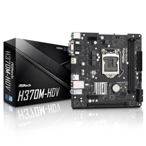 PLACA MÃE ASROCK H370M-HDV SOCKET LGA 1151 / VGA / DDR4 ( H310 )