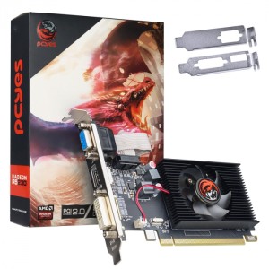 PLACA DE VIDEO RADEON R5 230 2GB DDR3 64 BITS LOW PROFILE PCYES PA230DR364LP