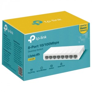 SWITCH 8 PORTAS 10/100 TP-LINK LS1008