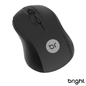 MOUSE SEM FIO PRETO 2.4GHZ BRIGHT 0095