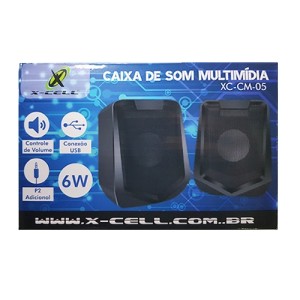 CAIXA DE SOM 6W X-CELL XC-CM-05