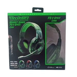 FONE DE OUVIDO COM MICROFONE PX-2 PINO 3.5 TEC DRIVE