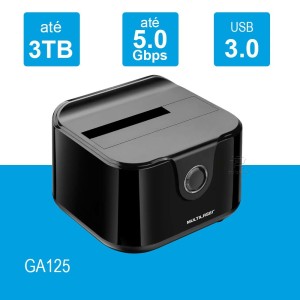DOCKING STATION PARA HD 2,5/3,5 SATA USB3.0 GA125 MULTILASER