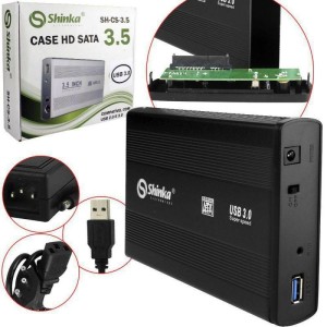 CASE 3,5 HD SATA USB 2.0 CS0025SK SHINKA SH-CS-3.5