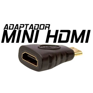 ADAPTADOR HDMI FEMEA PARA MINI HDMI MACHO AD0135