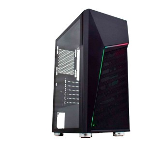 GABINETE KMEX GAMER CG-01C1 STRIFE 2 PAINEL RGB S/FONTE